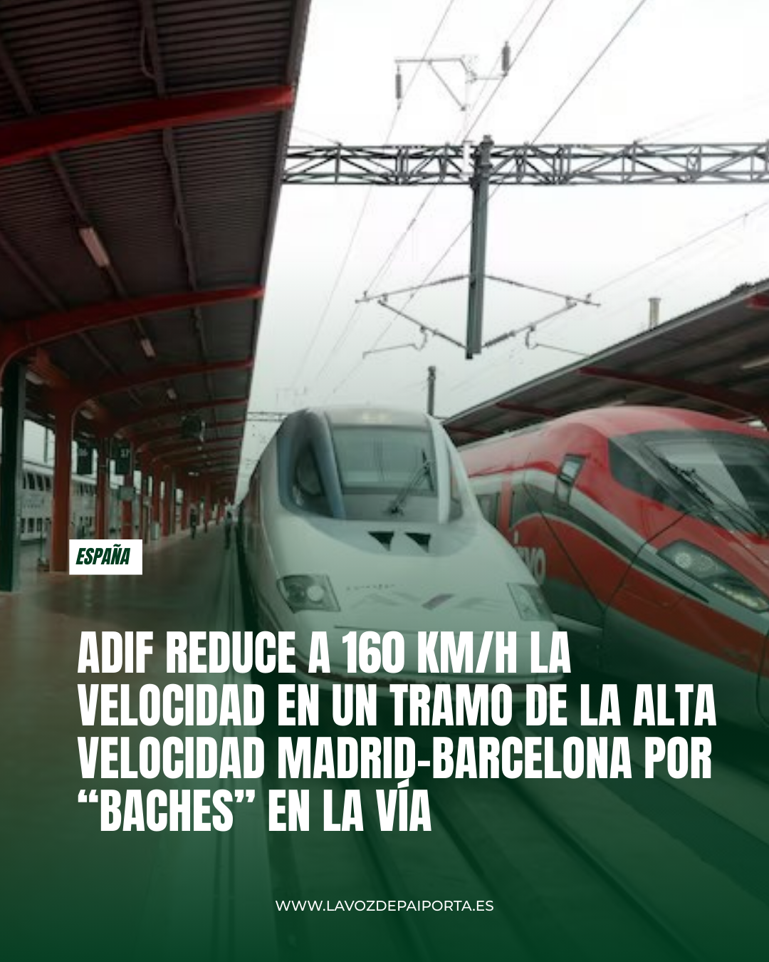 Post de Instagram Noticia Urgente Moderno Rojo