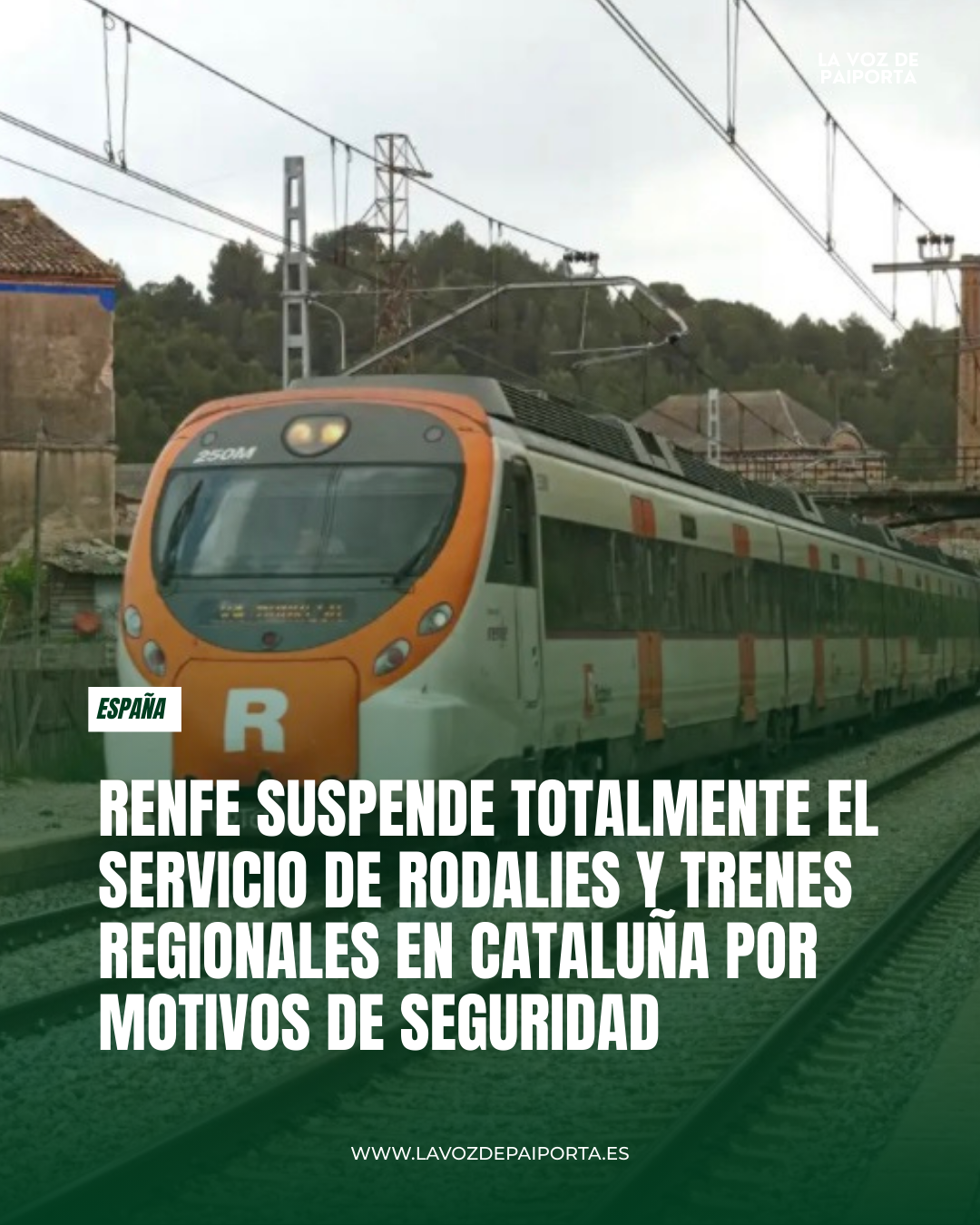 Post de Instagram Noticia Urgente Moderno Rojo