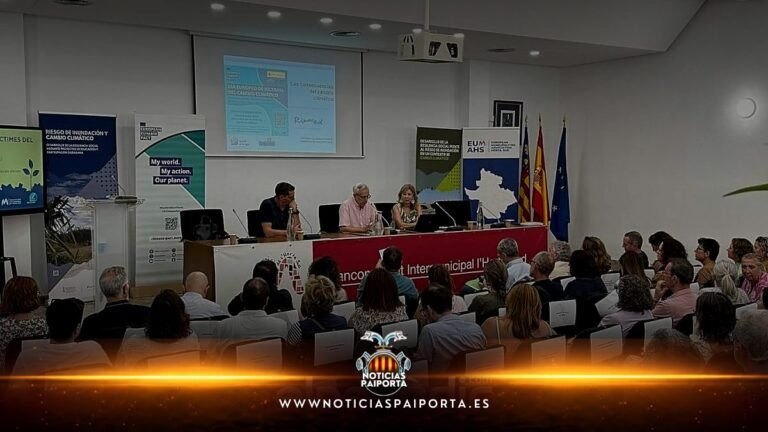Acto del Día Europeo de las Víctimas del Cambio Climático en l'Horta Sud, con Paiporta como referencia